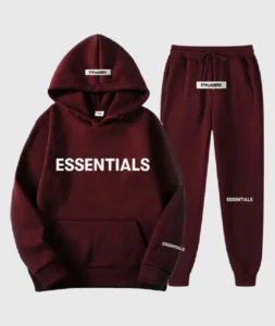 Essential Spring Hooded Tracksuit Brown